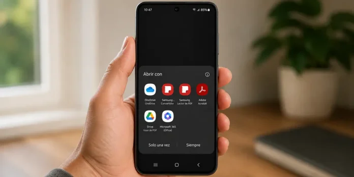 Cómo cambiar el lector de PDF predeterminado en Android