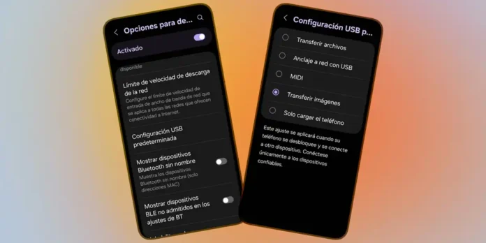 Como cambiar modo de conexion USB predeterminado en Android