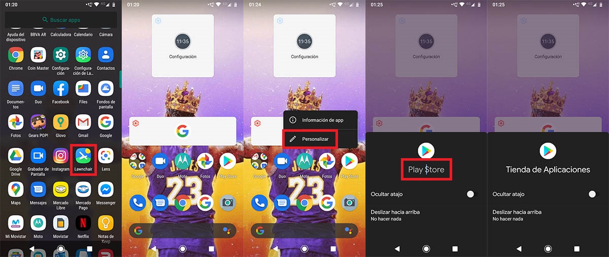 Como cambiar nombre aplicaciones Android