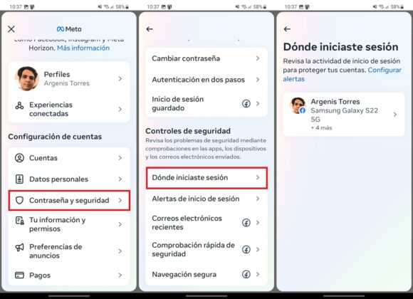 Como cerrar la sesion de Facebook en todos los dispositivos desde movil parte 2