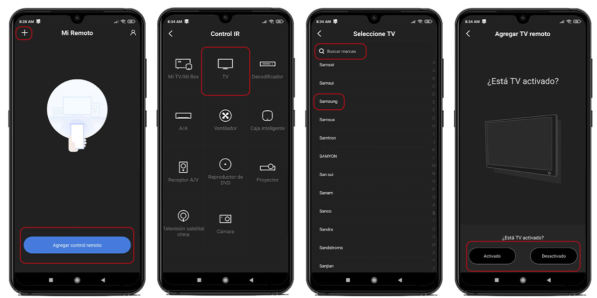 Cómo configurar control remoto TV con movil xiaomi