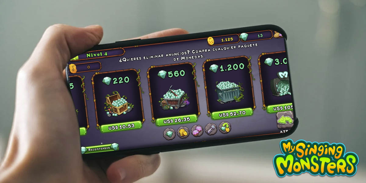 Como conseguir diamantes gratis en My Singing Monsters