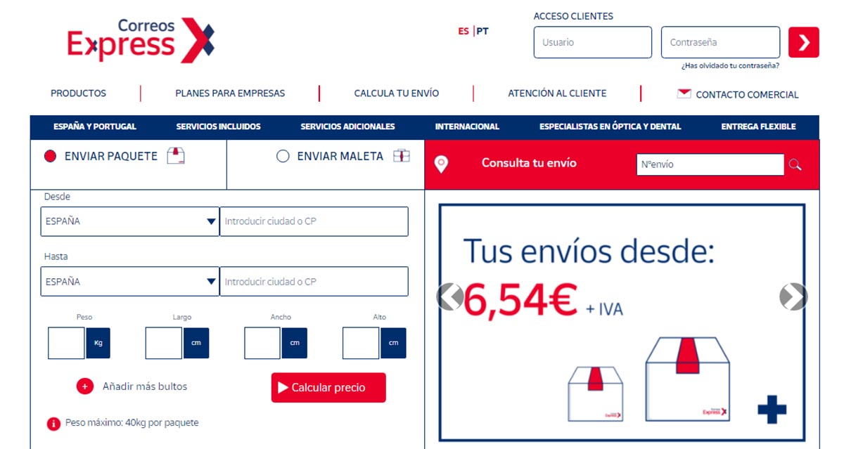 Como consultar tu envio en Correos Express