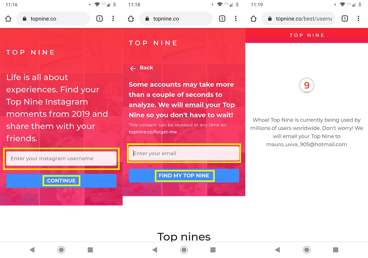 Como crear un mosaico con las mejores fotos del ano Instagram