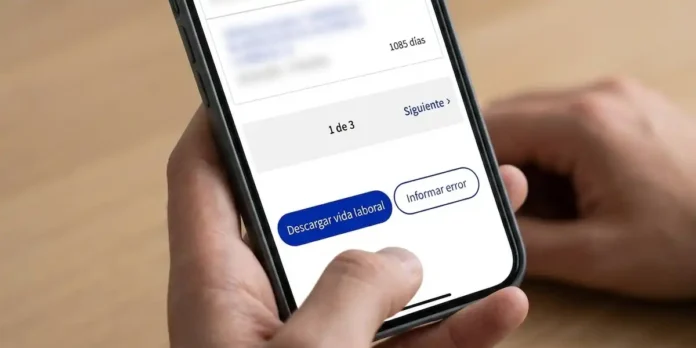 Como descargar la vida laboral por el movil