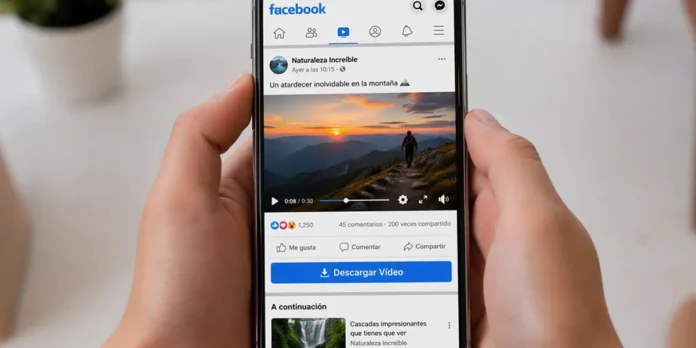 Cómo descargar un vídeo de Facebook en Android sin usar apps