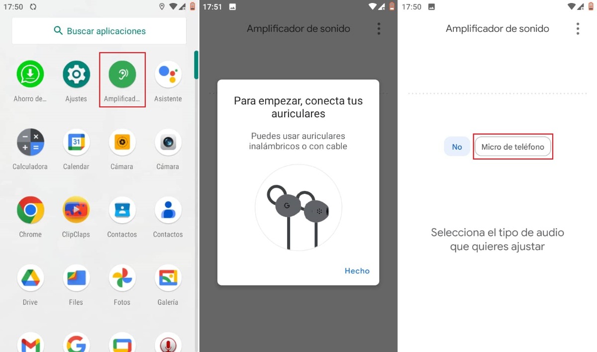 Como descargar y activar el Amplificador de sonido de Google