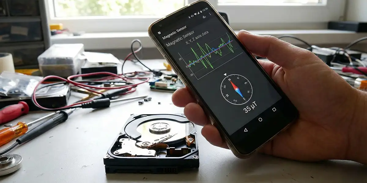 Convierte tu móvil Android en un detector de campos magnéticos