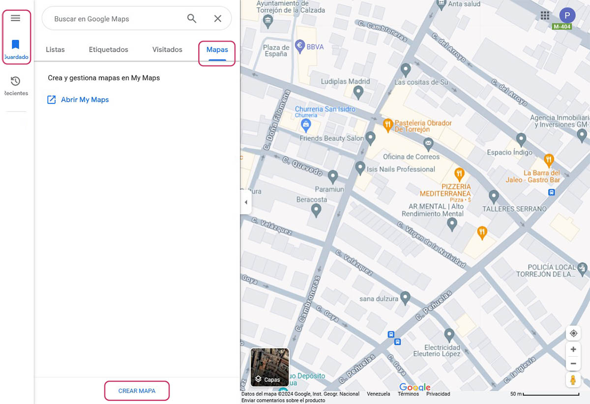 Como diseñar croquis de cada gratis Google Maps