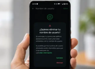 Cómo eliminar tu nombre de usuario en WhatsApp