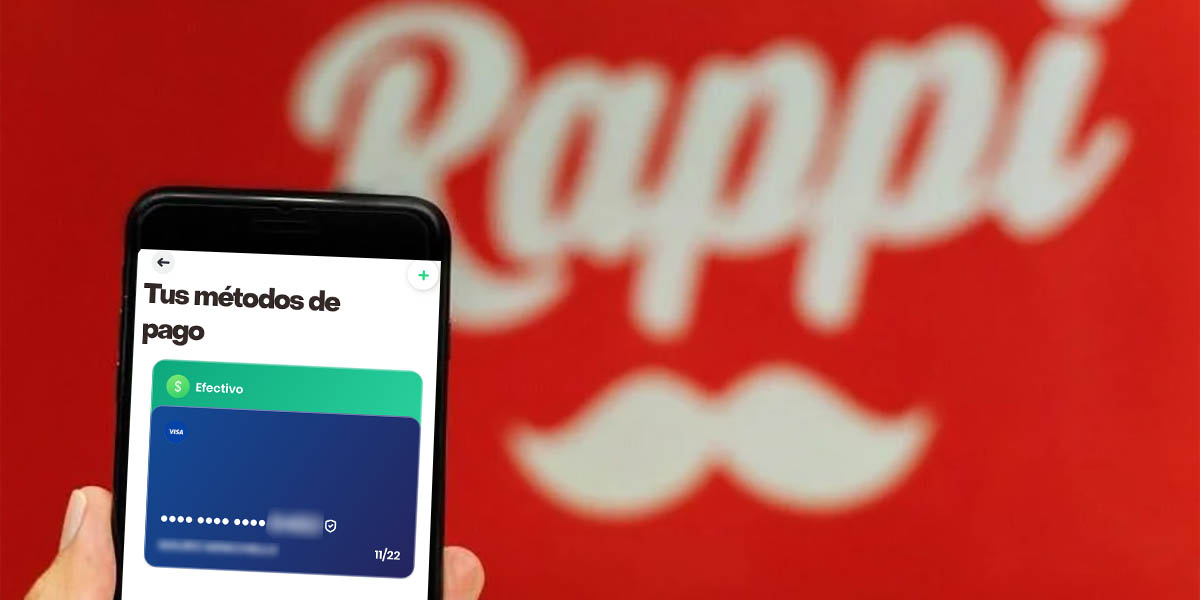 Como eliminar una tarjeta de debito o credito de Rappi