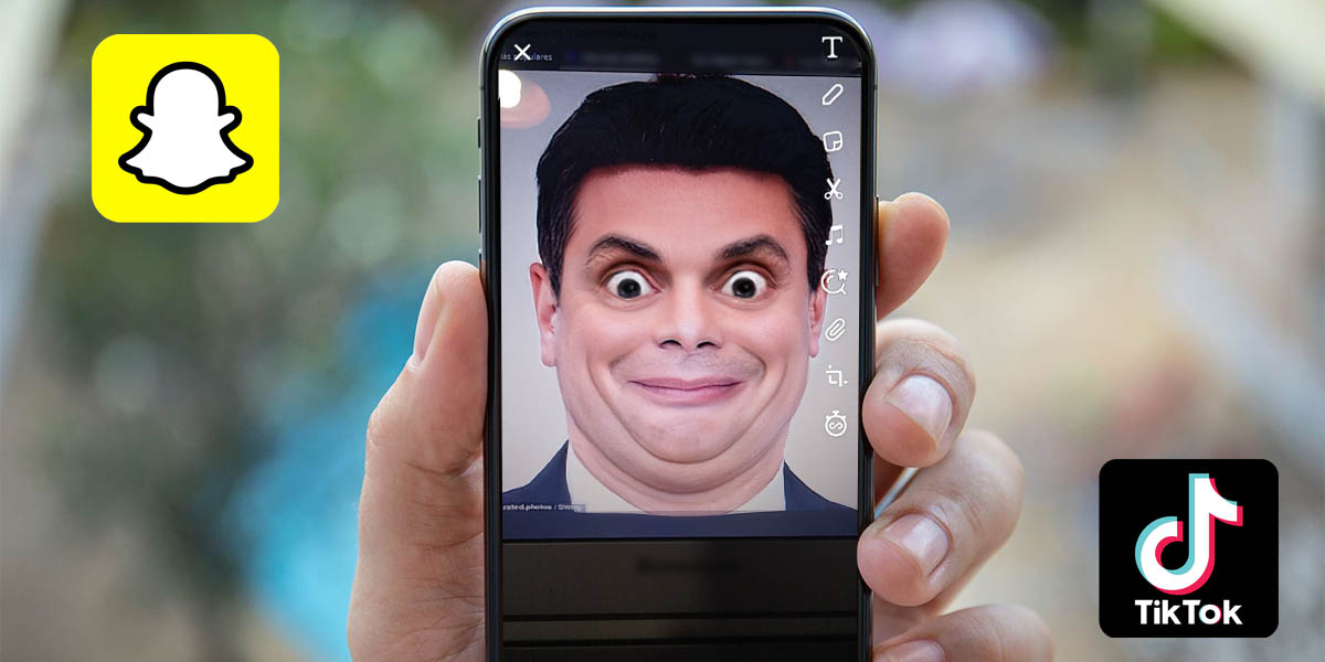Como encontrar filtro cara sorprendida en Snapchat viral TikTok