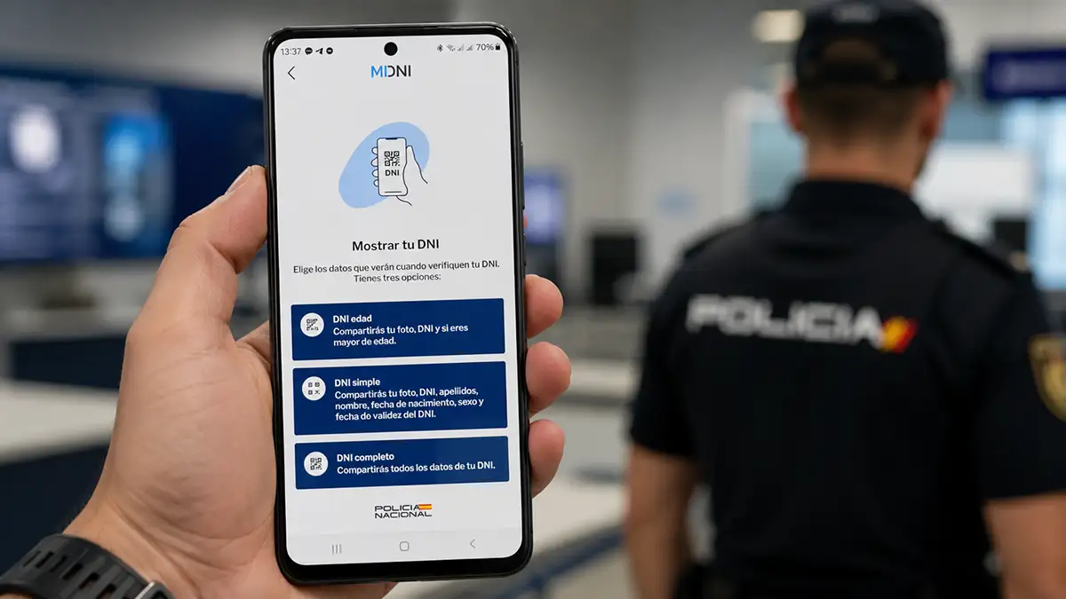 Cómo enseñar el DNI desde el móvil