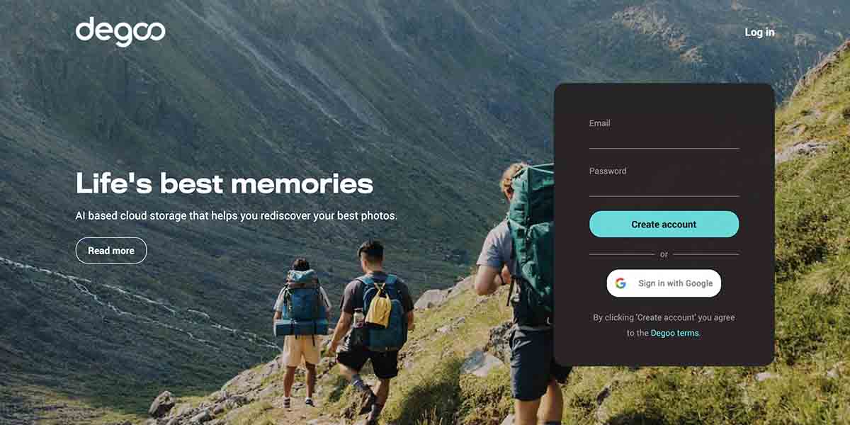 ¿Cómo es la interfaz de Degoo?