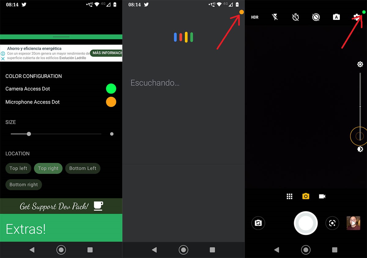 Como funciona Access Dots Android