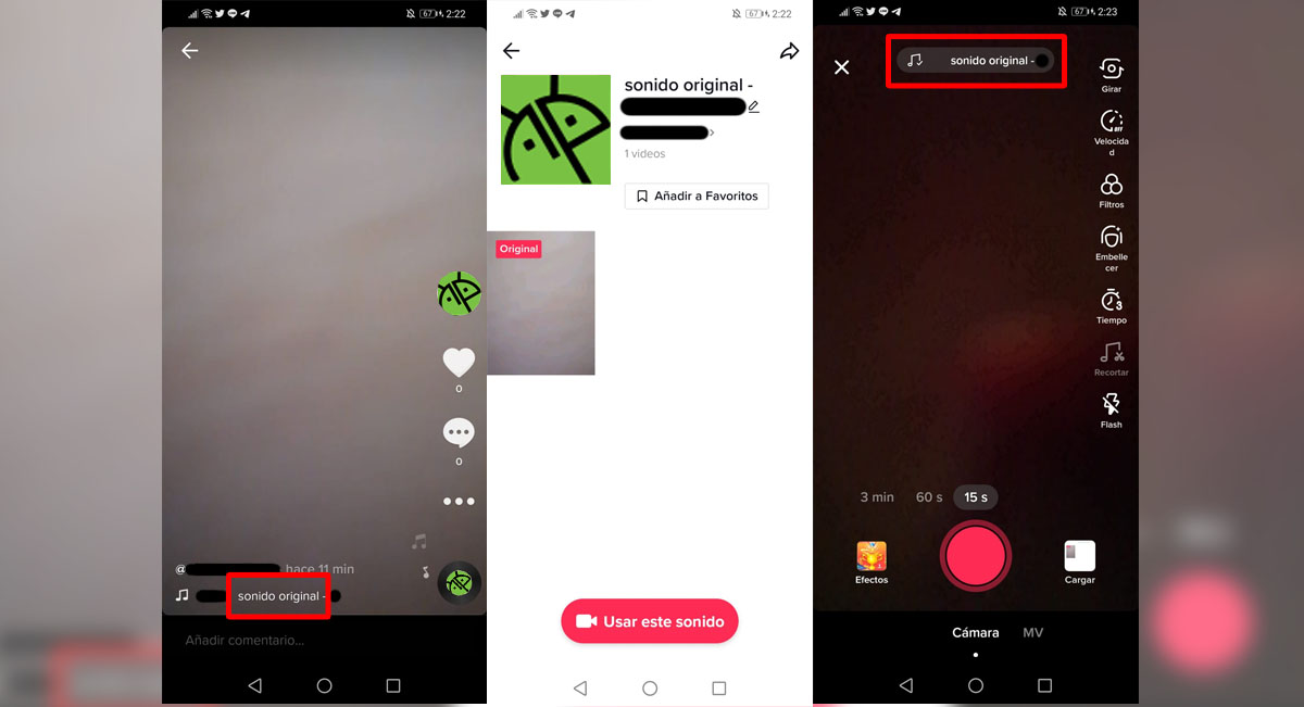 Cómo guardar tu audio como sonido original en TikTok para otros usuarios