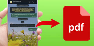 Cómo guardar una conversación de WhatsApp en PDF