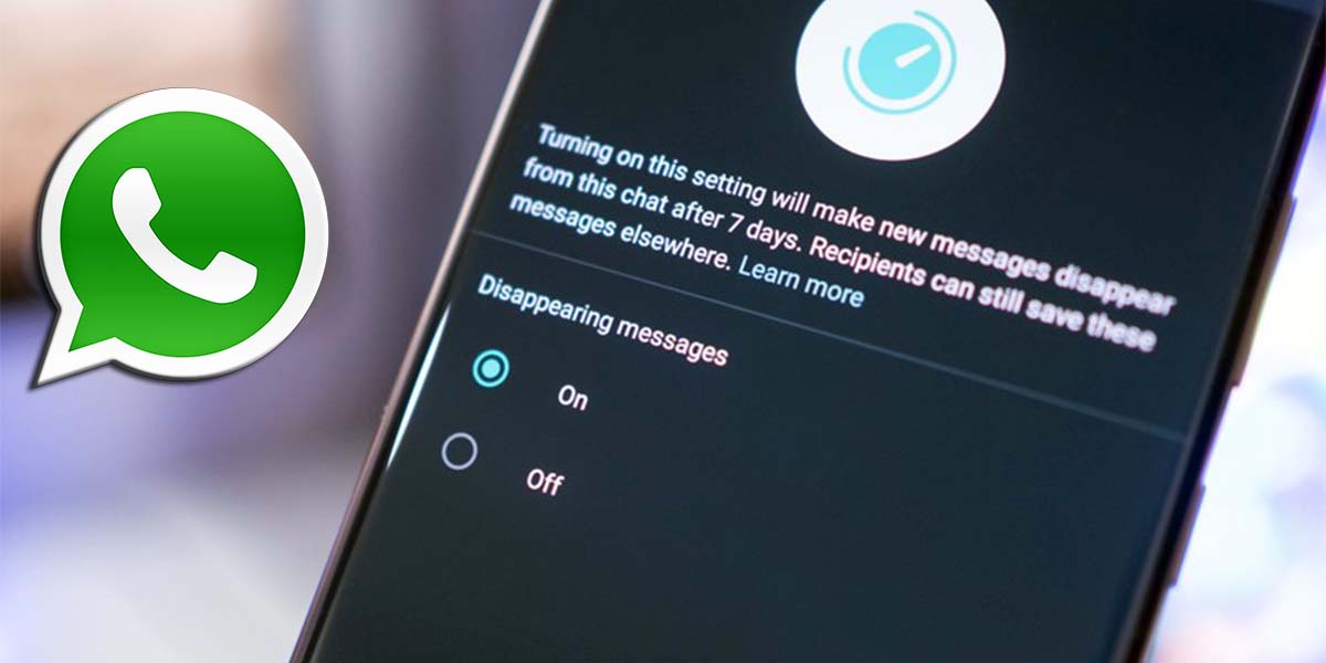 Cómo hacer que conversaciones en WhatsApp sean efímeras