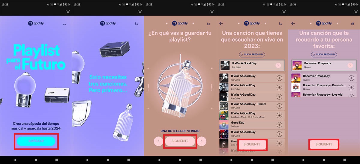 Como hacer tu Playlist para el Futuro en Spotify