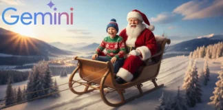 Como hacer una foto con Santa o Papa Noel usando IA (Gemini)
