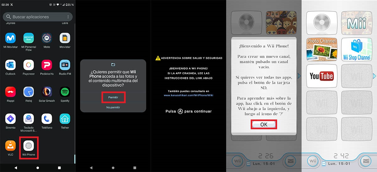 Como instalar Wii Phone en Android