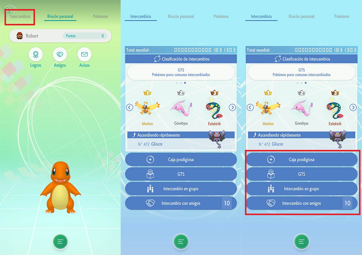Cómo almacenar e intercambiar Pokémon en Pokémon HOME