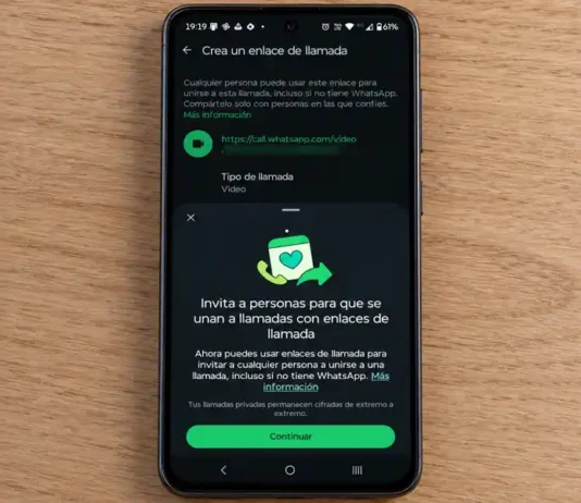 Cómo invitar a alguien a una llamada de WhatsApp sin cuenta