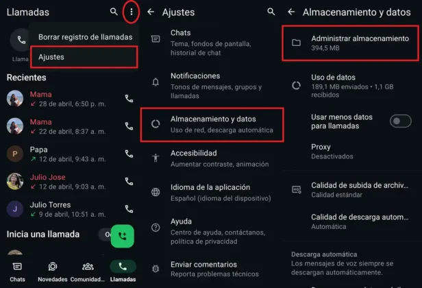 Como limpiar papelera de whatsapp en android 1