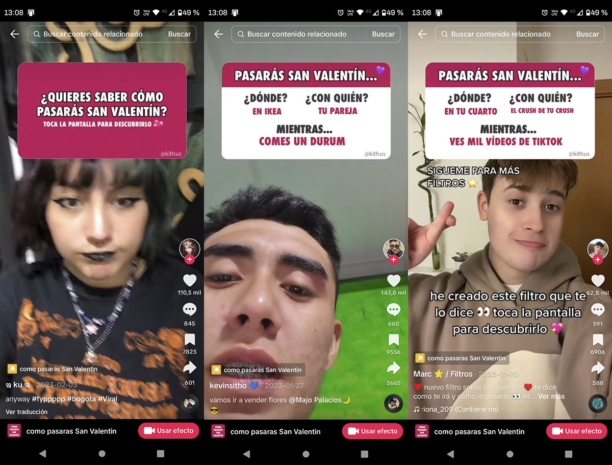 Cómo pasarás San Valentín efecto TikTok