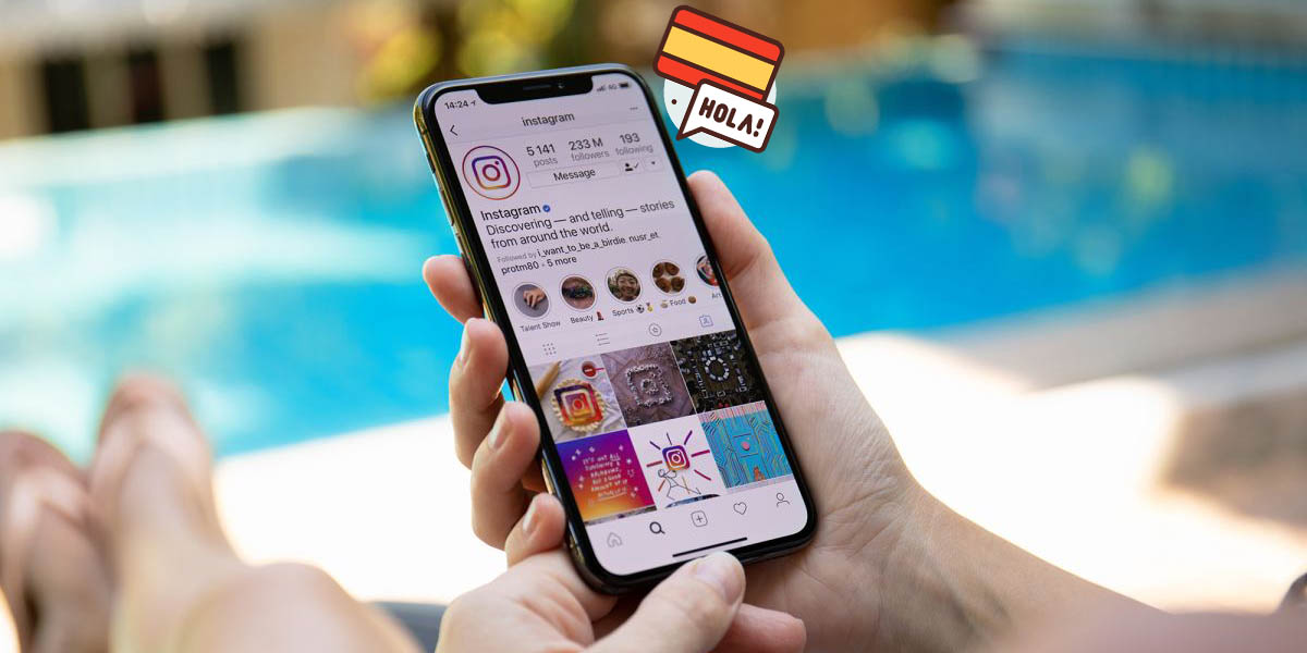 Como poner Instagram en espanol