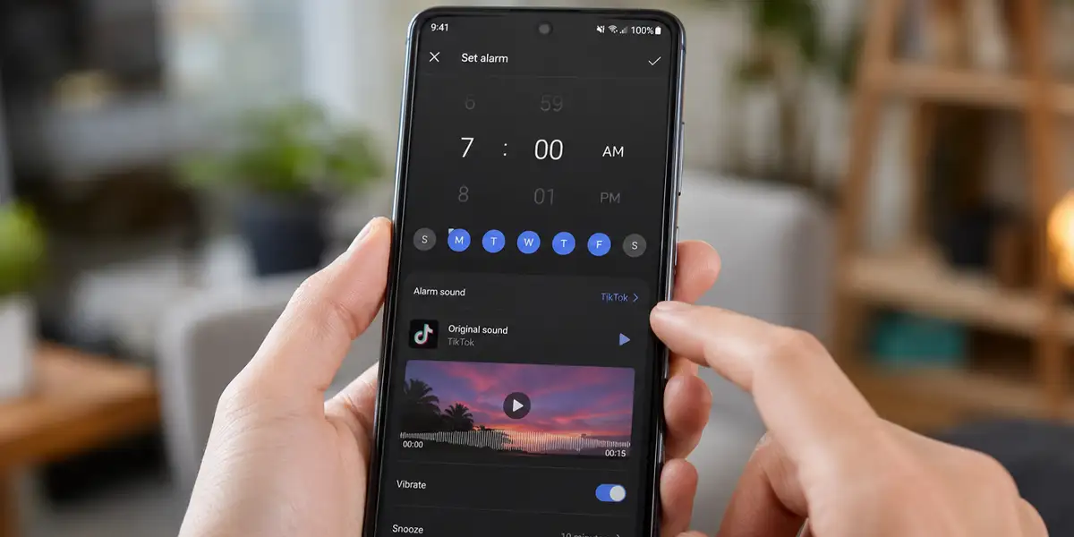 Cómo convertir un audio de TikTok en alarma para tu móvil Android