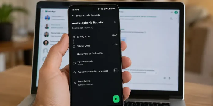 Cómo programar llamadas y videollamadas en WhatsApp
