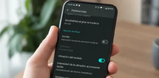 Cómo quitar vibración del teclado en Android paso a paso