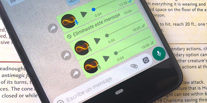 Como recuperar notas de voz en WhatsApp