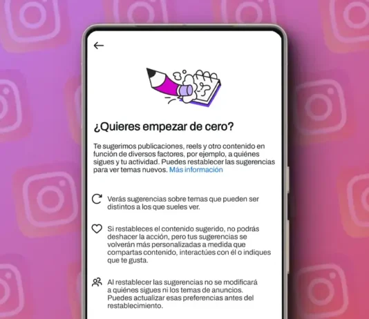 Cómo reiniciar el algoritmo de recomendaciones de Instagram