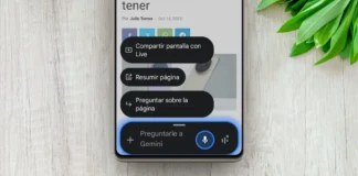 Como resumir pagina web con Gemini en chrome para movil