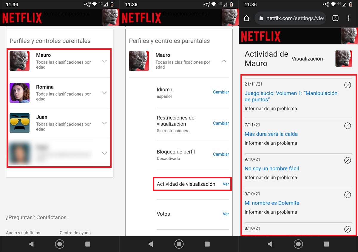Como saber lo que has visto en Netflix