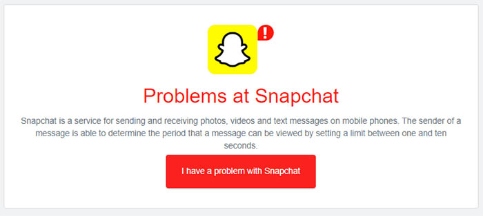 Como saber si se cayo Snapchat