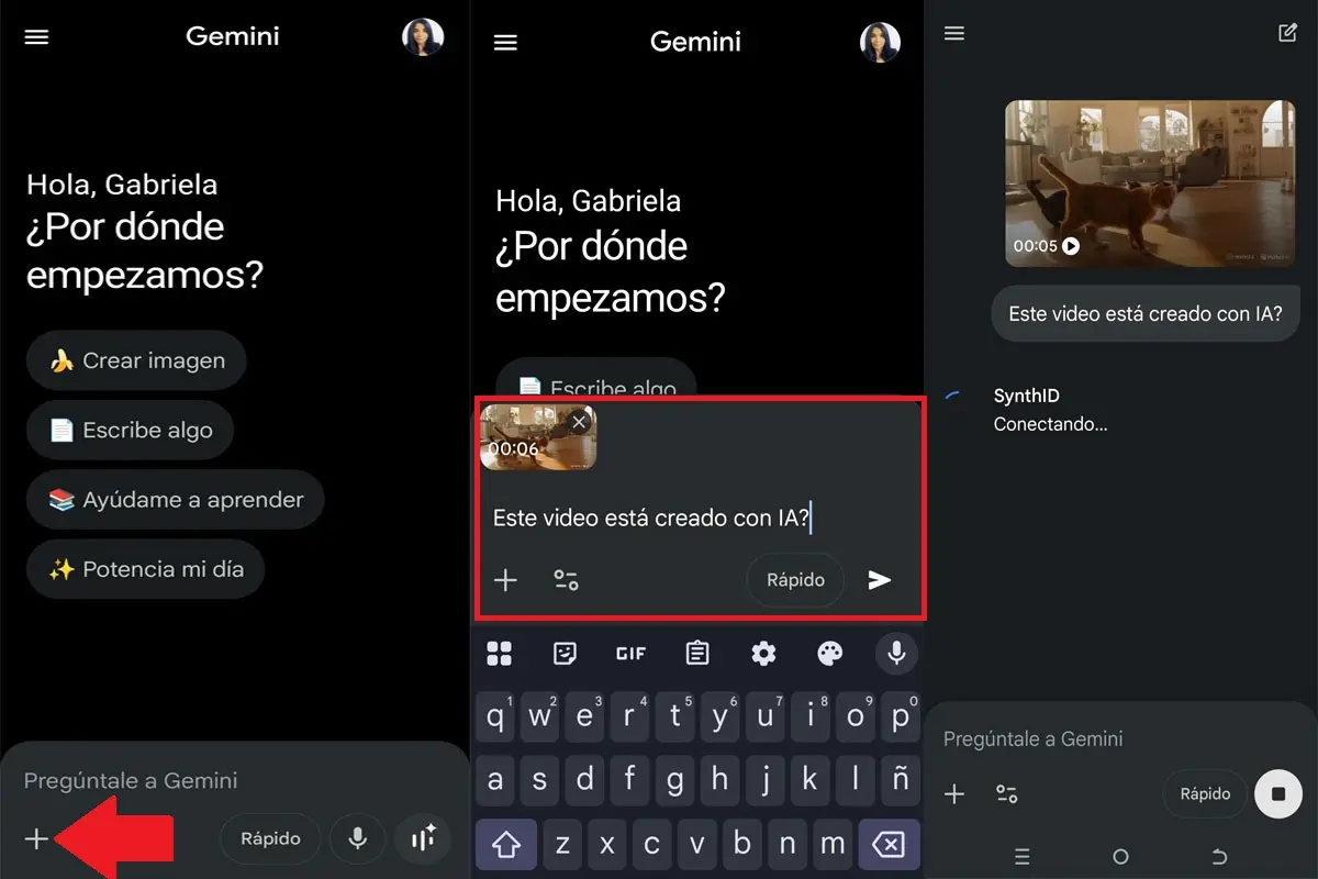 Cómo saber si un vídeo fue hecho con IA usando Gemini