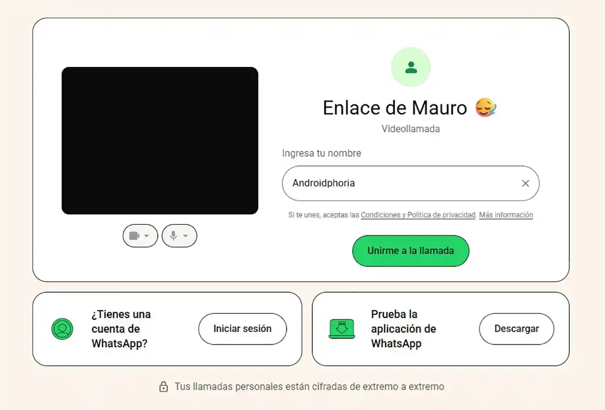 Cómo se une la otra persona sin tener una cuenta