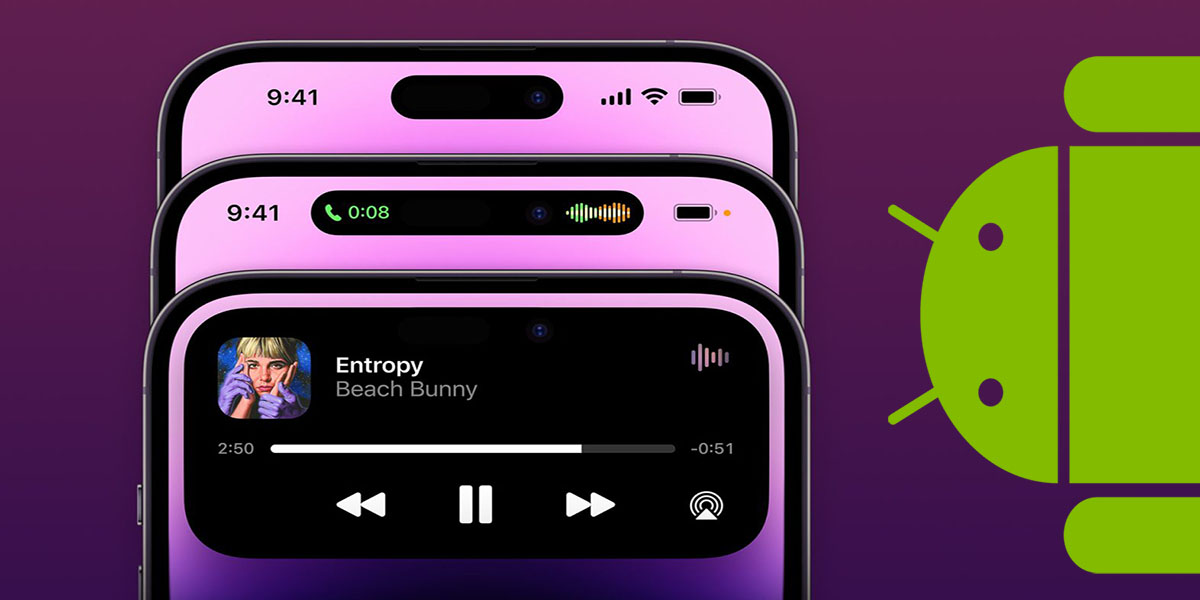 Como tener la Dynamic Island del iPhone 14 en Android