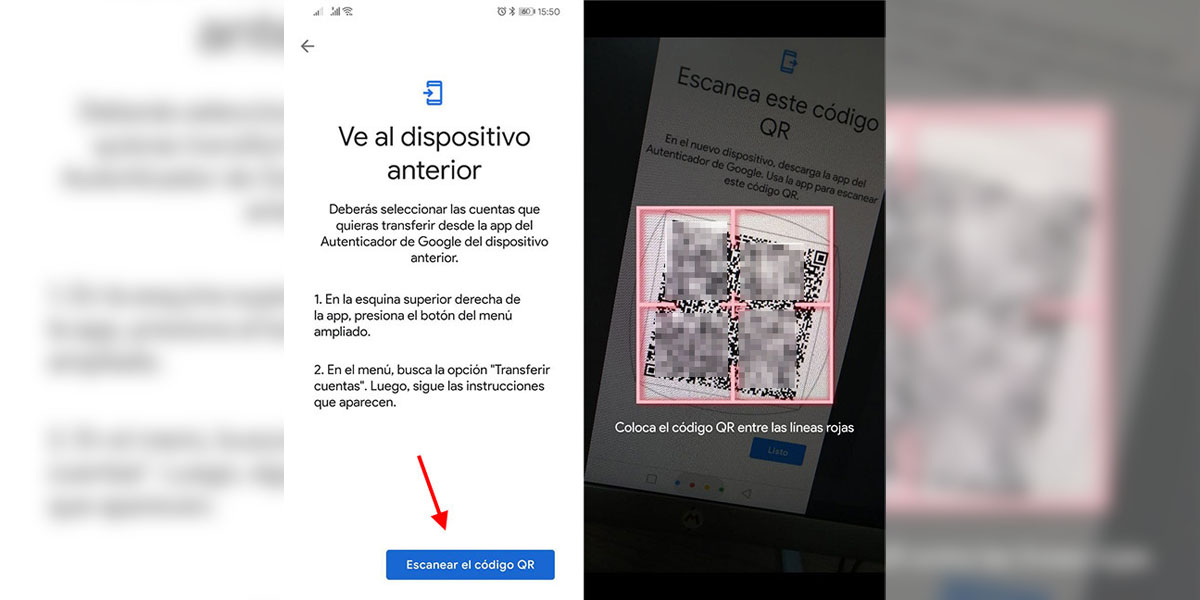 Cómo transferir tus cuentas de Google Authenticator de un móvil a otro muy fácil