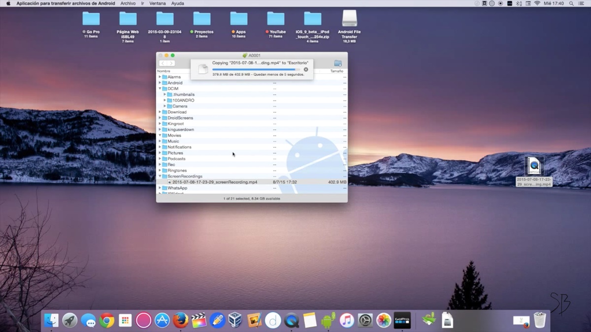 Como usar Android file Transfer Mac