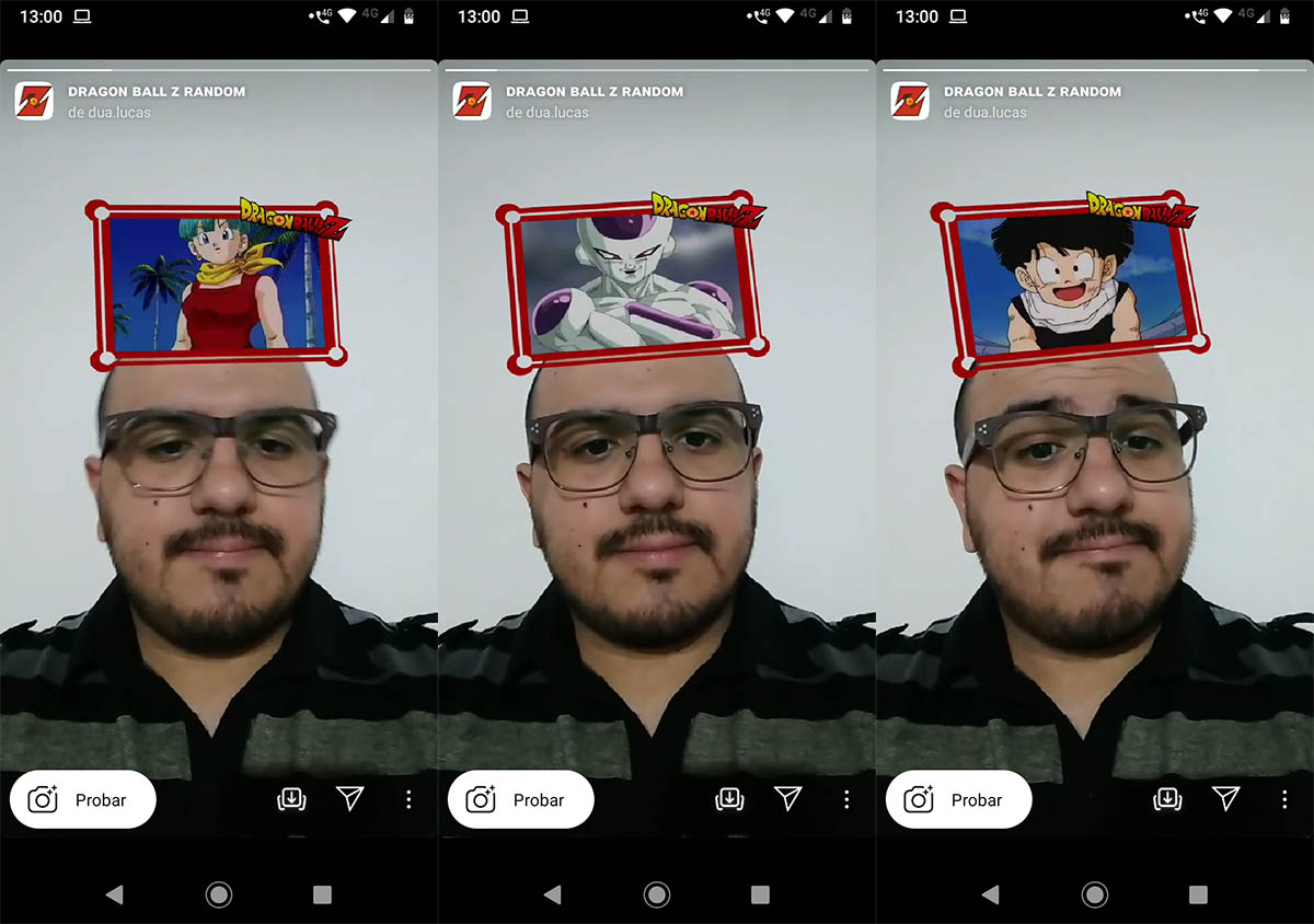 Cómo usar filtro Instagram Dragon Ball Z