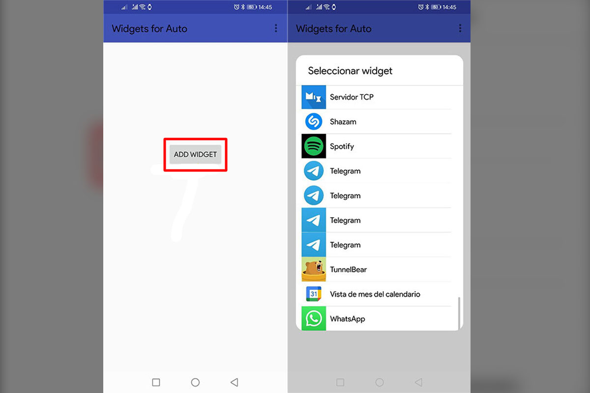 Cómo usar la app Widgets for Auto en tu móvil para poner widgets en tu coche con Android Auto