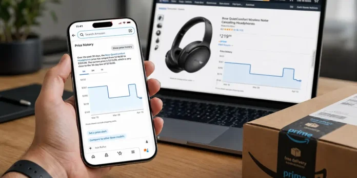 Cómo ver el historial de precios de un producto en Amazon