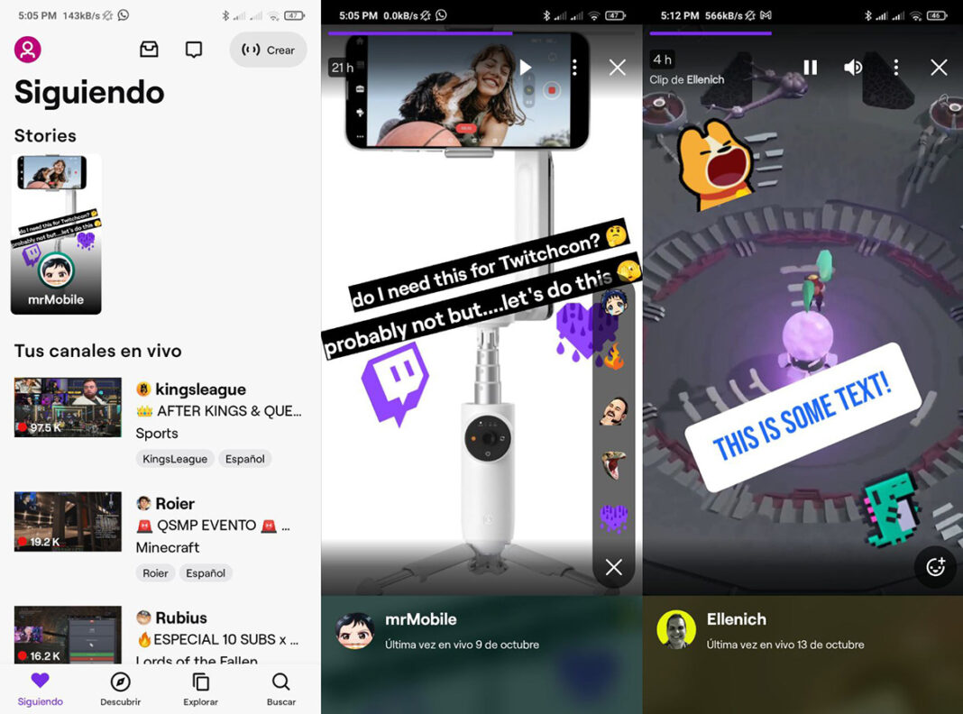 Las Stories llegan a Twitch para los streamers: así funcionan