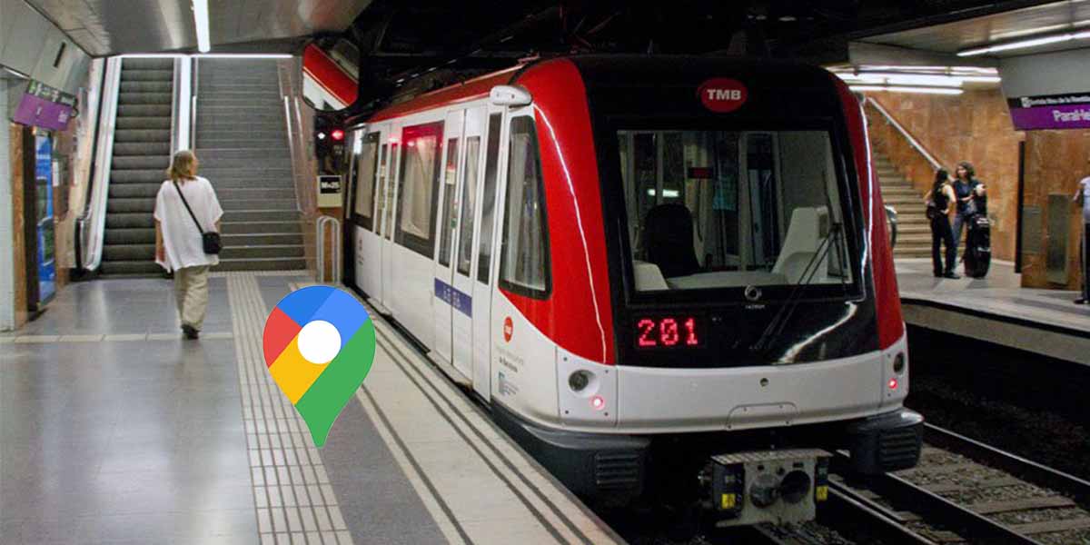 Cómo ver los horarios del metro de Barcelona en el móvil con Google Maps