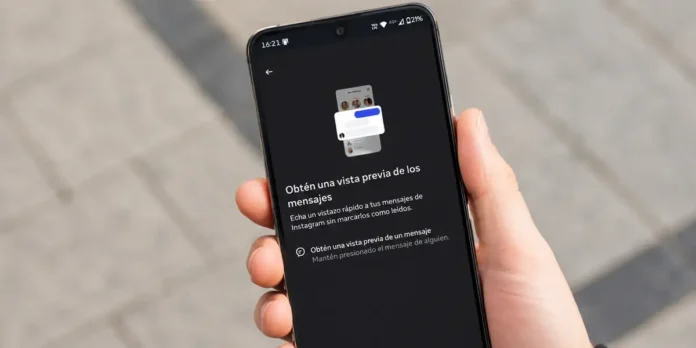 Cómo ver mensajes de Instagram sin abrirlos método oficial
