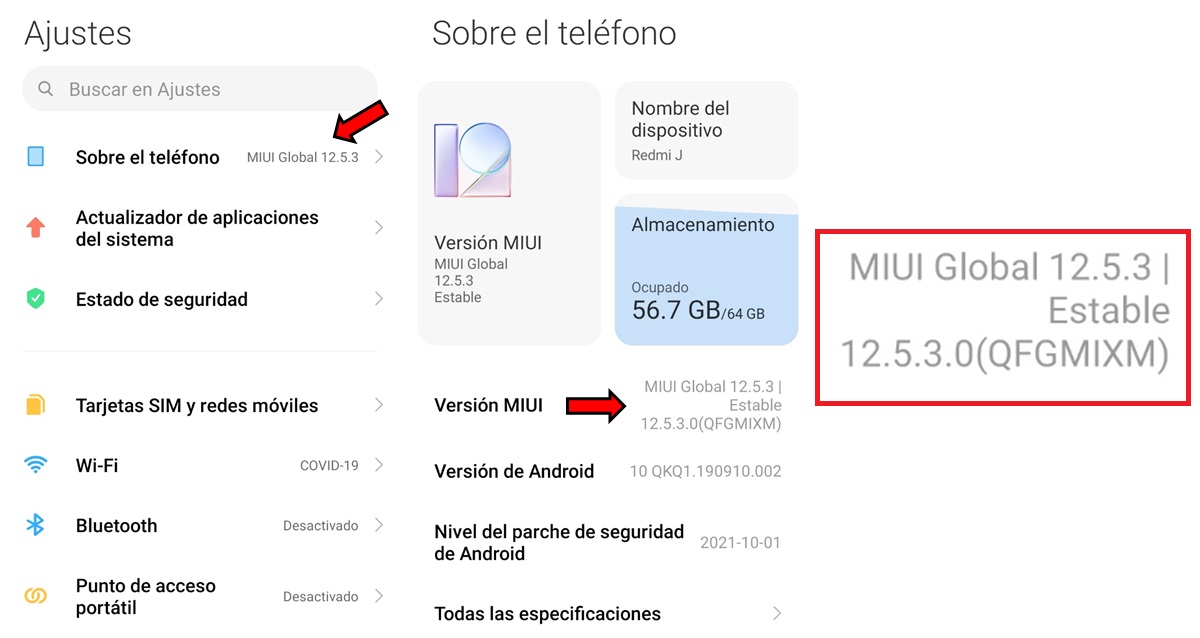 Como volver a la version anterior de MIUI